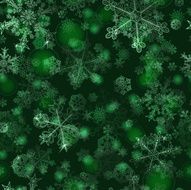 Seamless pattern of snowflakes N38