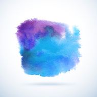 Watercolor vector background Abstract grunge blob N11