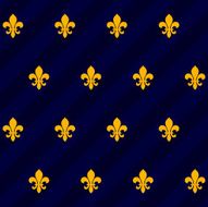 fleur de lys tile N2
