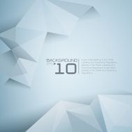 Abstract background with light polygon design