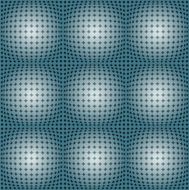 Dotted Grid With Spherical Shapes