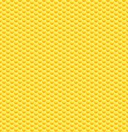 Seamless glossy yellow honeycomb pattern Sweet background
