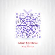 snowflakes pattern for winter holiday