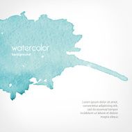 Watercolor stain in vector N4