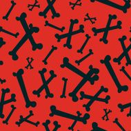 Seamless Bone Pattern N2