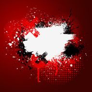 Red grunge design