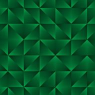 Seamless geometric triangle design on green paper