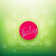Green nature abstract background vector illustration