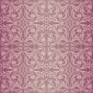 Pink baroque pattern N2