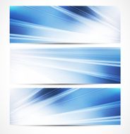 Abstract blue business banners N4