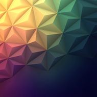 Abstract Polygonal background for Design - Low Poly Geometric Vector N434