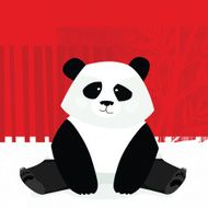 Sitting panda