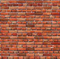 Old Red brick wall seamless background