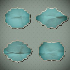Crumpled paper frames N5