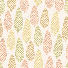Seamless pattern with cones