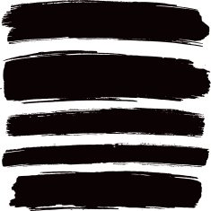 Grunge paint strokes