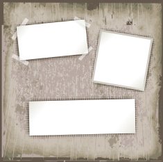Grunge background with the stuck notes