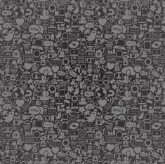 Social media seamless pattern N4