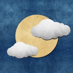 Weather grunge recycled papercraft stick N10