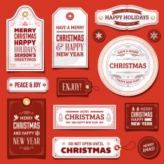 Christmas labels N32