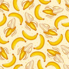 Cute yellow bananas N2