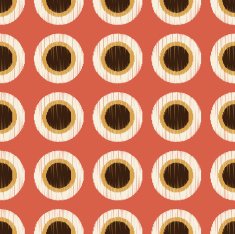 seamless circle dots textile pattern N2