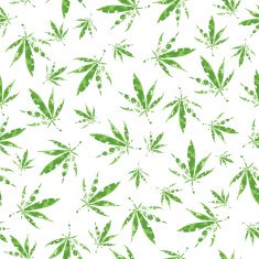 Cannabis vector pattern