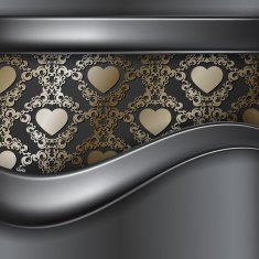 Vintage background with heart N11
