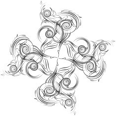 Mandala Skeych Graphic pattern modern ornament N21