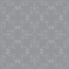 grey background with flowers and leaves N2