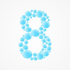 Number 8 Vector illustration N2