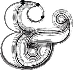 technological font symbol N34