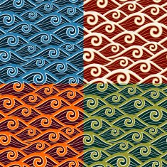 swirly wave pattern