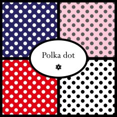 Set of polka dot patterns N2