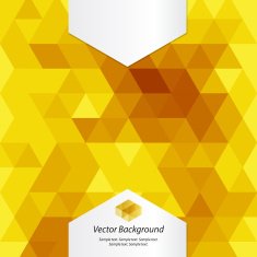 Yellow Abstract Geometrical Background N2