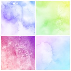 Colorful watercolor painting background N92