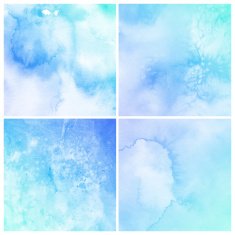 Colorful watercolor painting background N106