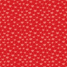 Seamless pattern with hearts linked together N6