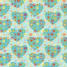 Seamless floral pattern with hearts N7