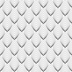 Abstract Black Line Pattern vector
