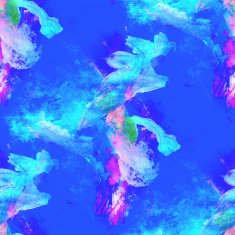 abstract avant-garde blue purple seamless wallpaper watercolor