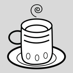vector tea cup N2