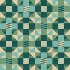 Seamless abstract geometric pattern N24