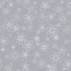 abstract flowers floral grey seamless background