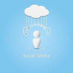 Social media background vector illustration N2