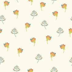 Seamless pattern with small flowers N4