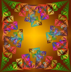 Multicolor abstract background in geometric style N4
