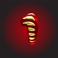 vector velvet letter N36