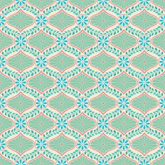 retro flowers and leaves N2