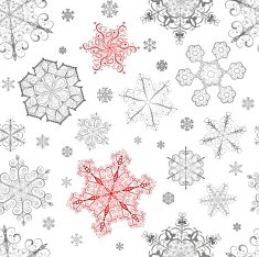 Christmas seamless pattern from snowflakes N33